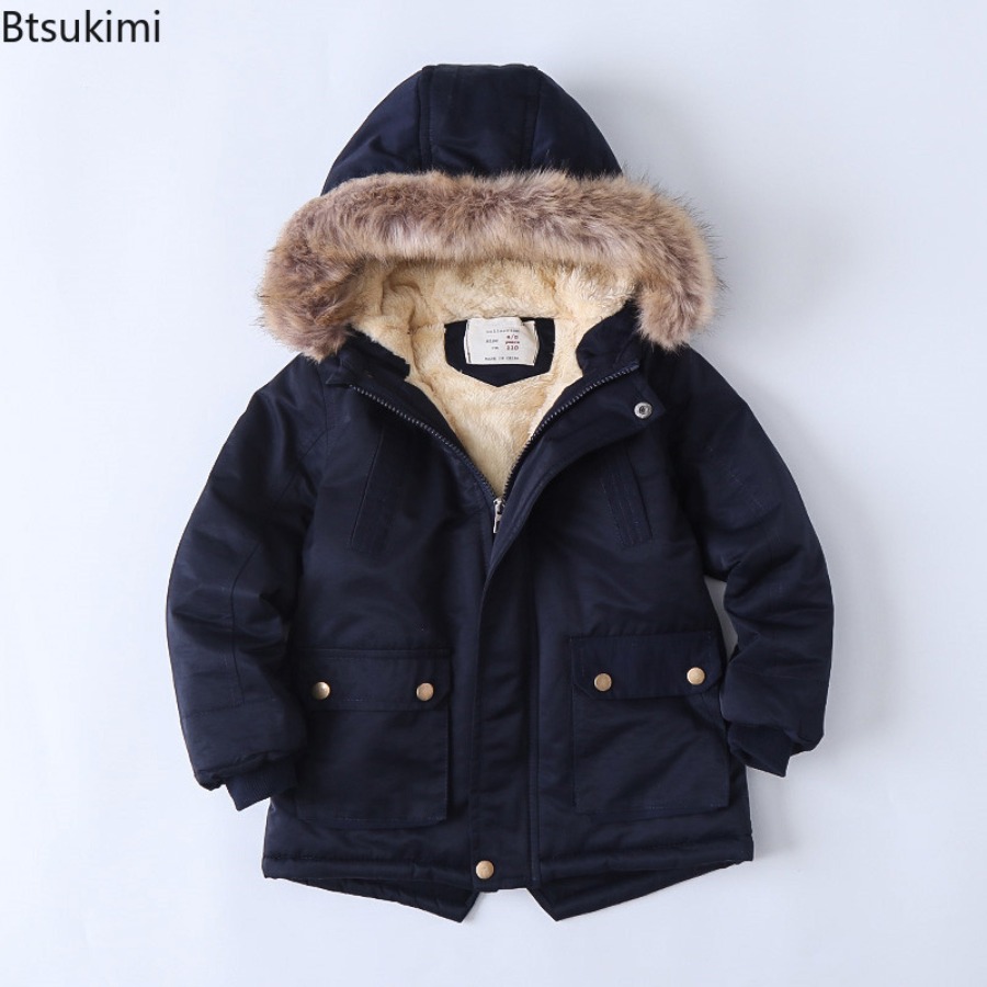어린이용 플리스 안감 코트 두꺼운 남아 여아용 면 재킷 - Toddler Boy Winter Fleece Jacket 리뷰 및 가격