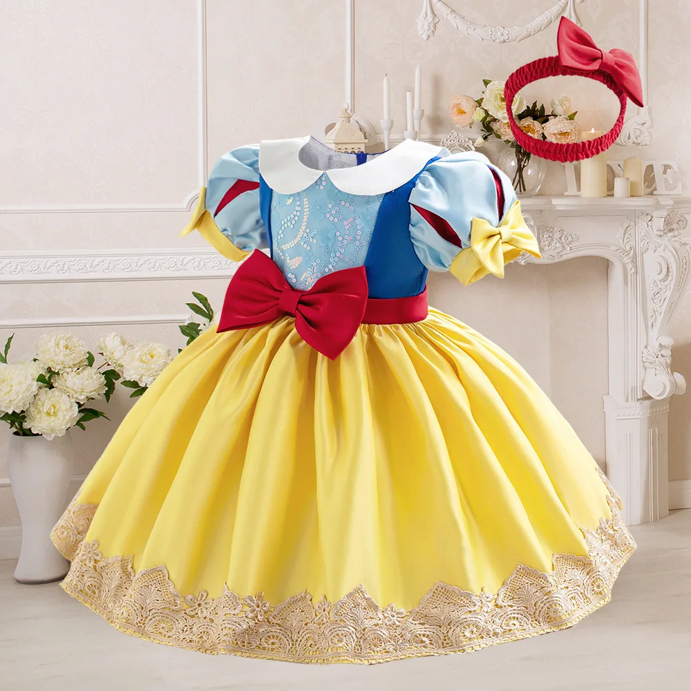 여아용 노란색 투투 파티 원피스, 여아 공주 드레스,  - Toddler Girl Tulle Party Dress 리뷰 및 가격