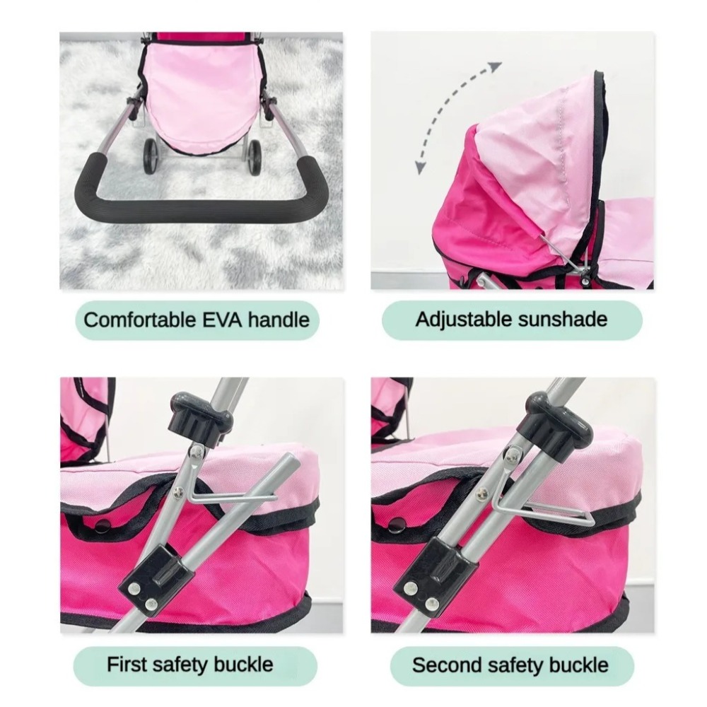 어린이용 인형 유모차 접이식 아기 장난감 인형 유모차  - Lightweight Foldable Baby Stroller Compact 리뷰 및 가격